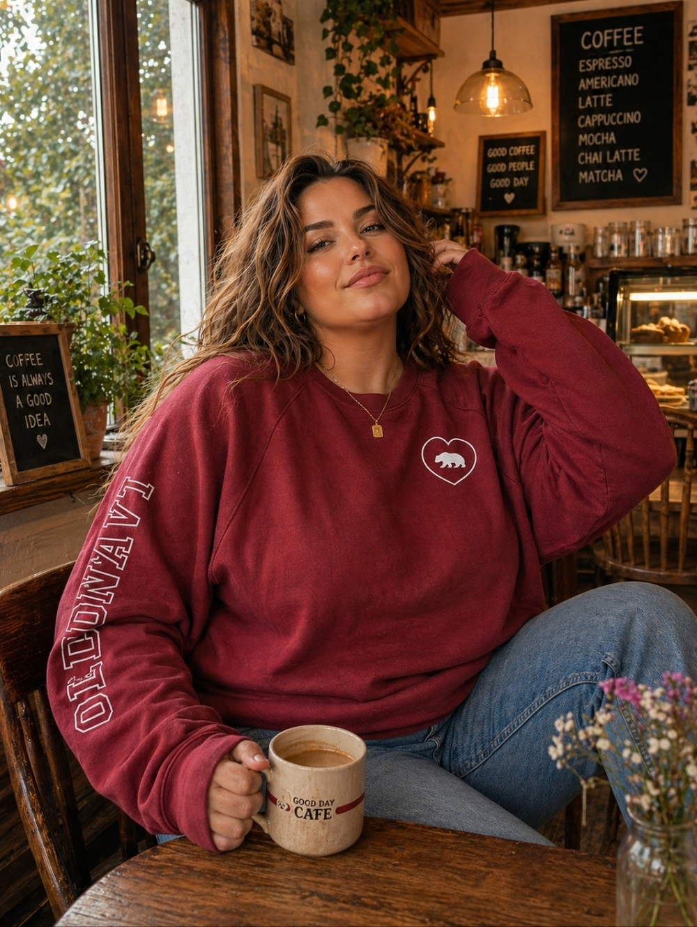 Old Navy NWT Plus Size Crewneck in Burgundy - Size 3x